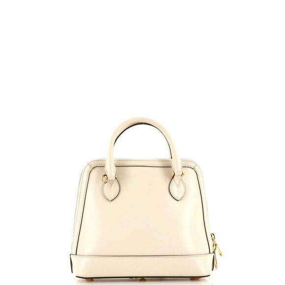 Gucci Horsebit 1955 Top Handle Bag Leather Small Neutral - Picture 3 of 6